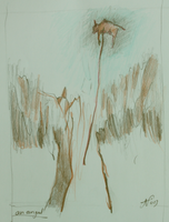 2013. Angel. Drawing. 45x30 cm.
