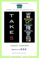 2019. Poster Take 5 expo, Galerie DSG, Assen